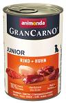 Animonda GranCarno Junior wołowina z kurczakiem Mokra Karma dla szczeniaka op. 400g [Data ważności: 20.04.2024] WYPRZEDAŻ