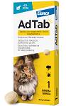 Elanco AdTab Tabletka na kleszcze i pchły 48mg dla kota o wadze 2kg-8kg op. 1szt.