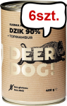 Deer Dog Adult Dzik z topinamburem Mokra Karma dla psa op. 400g Pakiet 6szt.