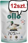 Ollo Cat Nr 2 Duck Mokra Karma dla kota op. 85g Pakiet 12szt.