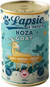 Łapsie z Natury Adult Koza z Miętą Mokra karma dla psa. op. 400g