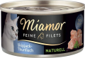 Miamor Feine Filets Naturell Adult Tuńczyk (Skipjack-Thunfisch) Mokra Karma dla kota op. 80g