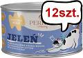 Perro CATering Jeleń Mokra Karma dla kota op. 185g Pakiet 12szt.