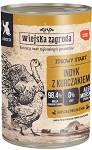 Wiejska Zagroda Kitten Indyk z kurczakiem Mokra karma dla kota op. 400g