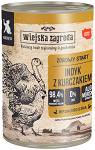 Wiejska Zagroda Kitten Indyk z kurczakiem Mokra karma dla kociąt op. 400g