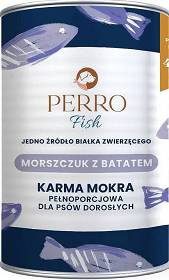 Perro Fish Adult Morszczuk z batatami Mokra Karma dla psa op. 400g