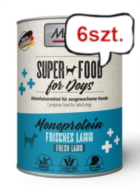 Mac's Adult Superfood Monoprotein Jagnięcina Mokra Karma dla psa op. 400g Pakiet 6szt.