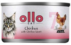 Ollo Cat Chicken&Chicken heart Mokra Karma dla kota op. 70g