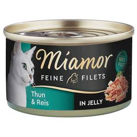 Miamor Feine Filets Adult Tuńczyk i ryż Mokra Karma dla kota op. 100g Puszka
