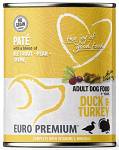 Euro Premium Pate Adult Duck&Turkey Mokra Karma dla psa op. 400g