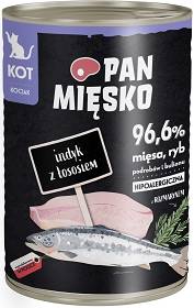 Pan Mięsko Kitten Indyk z łososiem Mokra Karma dla kociąt op. 400g