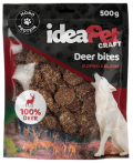 IdeaPet Craft Deer Bites Przysmak Klopsiki z jelenia dla psa op. 500g