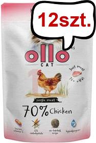 Ollo Cat Nr 1 Chicken Mokra Karma dla kota op. 85g Pakiet 12szt.