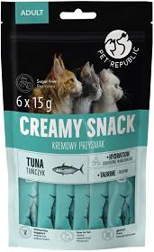 Pet Republic Creamy Snack Tuna Przysmak dla kota op. 6x15g