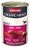 Animonda GranCarno Adult wołowina z sercami Mokra Karma dla psa op. 400g