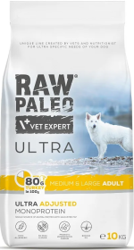 VetExpert Raw Paleo Ultra Adult Medium/Large Indyk Sucha Karma dla psa op. 10kg