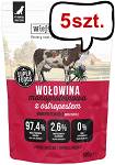 Wiejska Zagroda Mono Wołowiną z ostropestem Mokra Karma dla psa op. 5x500g