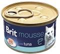 Brit Premium by Nature Cat Mousse Tuna Mokra Karma dla kota op. 85g