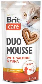 Brit Care Duo Mousse Treat Salmon&Tuna Przysmak dla kota op. 4x14g