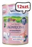 Baltica Smaki Regionów Adult Mono Jagnięcina Mokra karma dla kota op. 400g Pakiet 12szt.