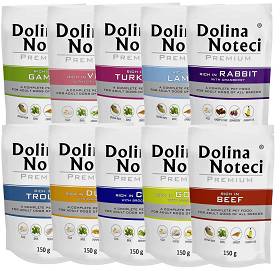 Dolina Noteci Premium Pakiet degustacyjny Mokra Karma dla psa op. 10x150g