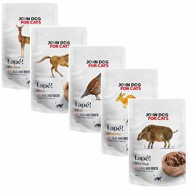 John Dog Adult Lapé Pakiet degustacyjny Mokra Karma dla kota op. 10x100g