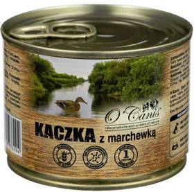 O'Canis Kaczka z marchewką Mokra Karma dla psa op. 200g
