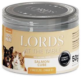 LORDS Freeze Dried Salmon Cube Przysmak dla psa i kota op. 50g