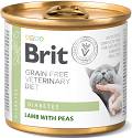 Brit Veterinary Diet Diabetes Lamb&Pea Mokra Karma dla kota op. 200g