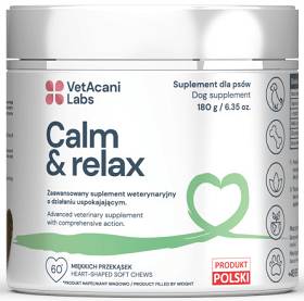VetAcani Labs Calm&relax Suplement diety dla psów op. 180g