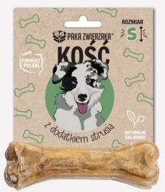 Paka Zwierzaka Kość z dodatkiem strusia rozm. S dł. 10 cm
