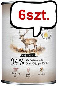 Ollo Plus Kolagen Venison Mokra Karma dla psa op. 800g Pakiet 6szt.