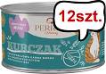 Perro CATering Kurczak Mokra Karma dla kota op. 185g Pakiet 12szt.