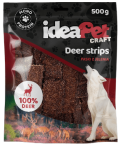 IdeaPet Craft Deer Strips Przysmak Paski z jelenia dla psa op. 500g