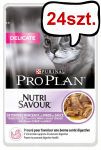 Pro Plan Cat Delicate Adult Indyk Mokra Karma dla kota op. 85g Pakiet 24szt (18+6 GRATIS) 