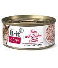 Brit Care Adult Tuna with Chicken&Milk Mokra Karma dla kota op. 70g