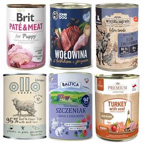 Mix Starter Puppy Mokra Karma dla szczeniąt Pakiet Degustacyjny 6x400g