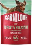 Carnilove Adult Turkey&Pheasant Pate Mokra Karma dla psa op. 300g SASZETKA