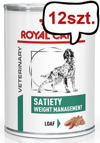 Royal Canin Vet Satiety Weight Management Mokra Karma dla psa op. 410g Pakiet 12szt.