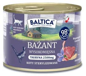 Baltica Smaki Regionów Adult Mono Bażant Mokra karma dla kota op. 185g