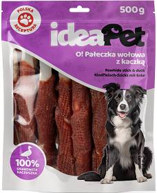 IdeaPet Przysmak O! Pałeczka wołowa z kaczką dla psa op. 500g