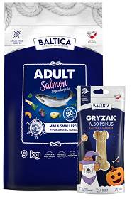 Baltica Hypoallergenic Adult Small Salmon Sucha Karma dla psa op. 9kg + PRZYSMAK GRATIS