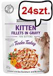 Brit Care Kitten Turkey GRAVY Mokra karma dla kociąt op. 85g SASZETKA Pakiet 24szt.