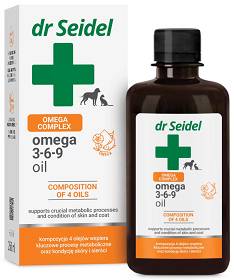 Dr Seidel Olej Omega 3-6-9 dla psa i kota poj. 250ml 