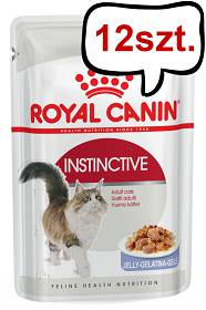 Royal Canin Instinctive w galaretce Mokra Karma dla kota op. 85g Pakiet 12szt.