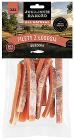 Jurajskie Ranczo Filety z łososia Przysmak dla psa op. 100g