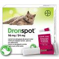 Bayer Dronspot Krople na robaki i pasożyty dla kota o wadze 5kg-8kg op. 2 pipety