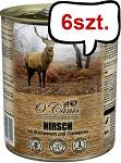 O'Canis Jeleń z kaszą gryczaną Mokra Karma dla psa op. 800g Pakiet 6szt.