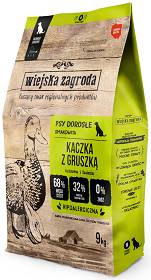 Wiejska Zagroda Adult Medium Kaczka z gruszką Sucha Karma dla psa op. 9kg