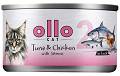 Ollo Cat Tuna&Chicken with Salmon Mokra Karma dla kota op. 70g
